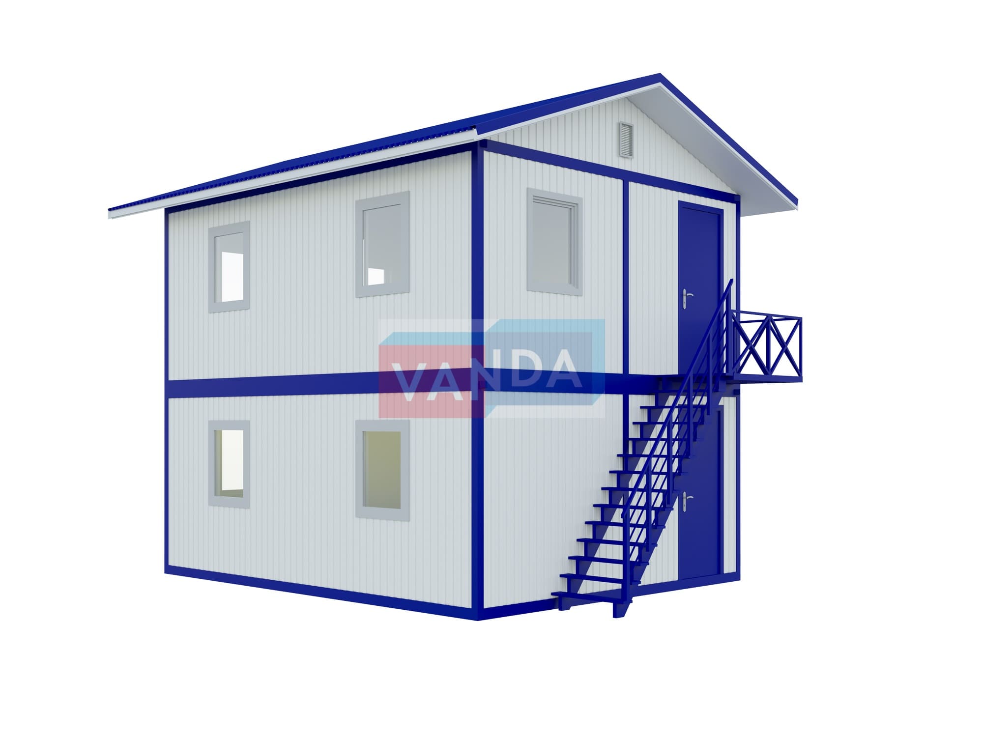 Проект офисного здания 4.8x6.0 ЛДСП